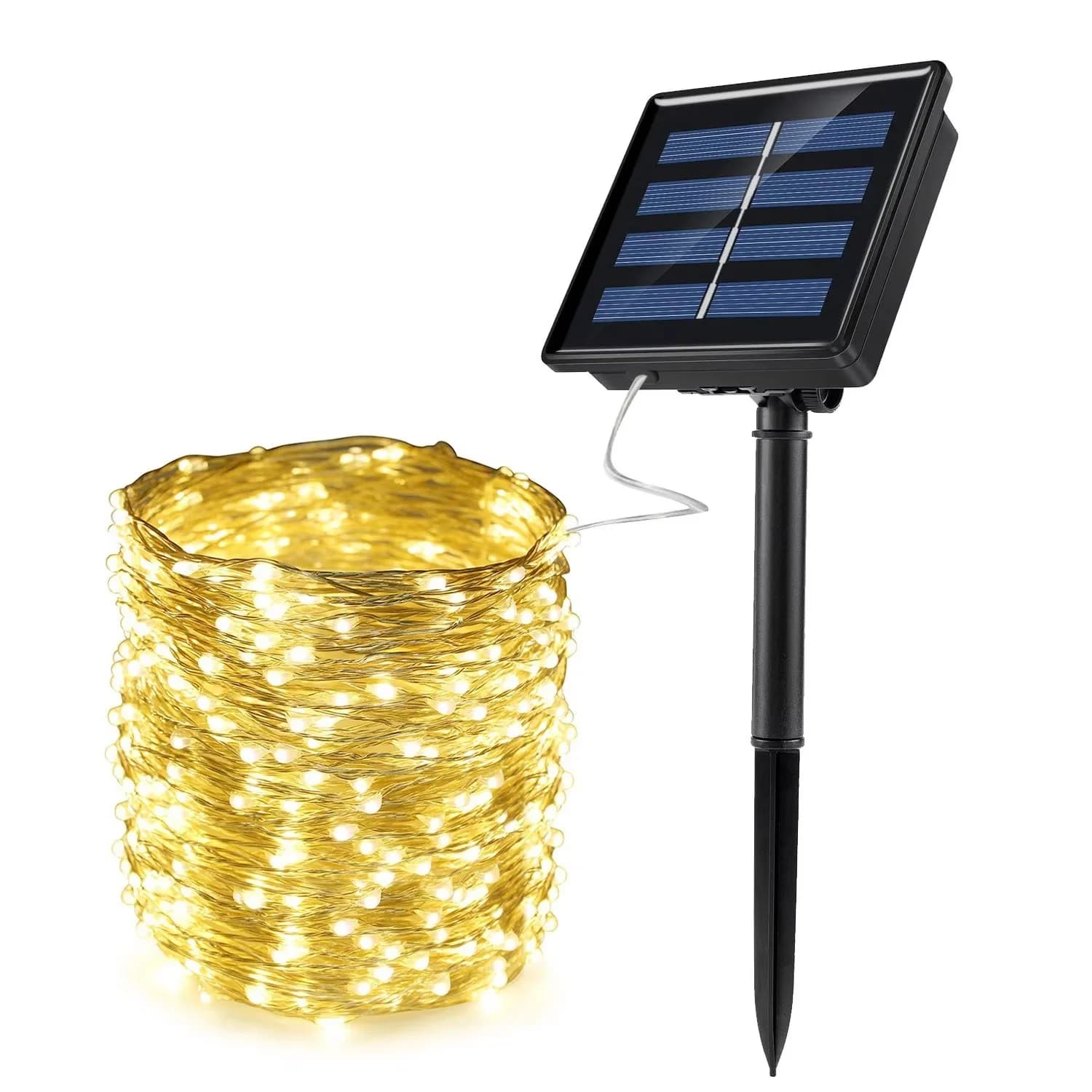 Lampu String Peri LED Tenaga Suria, Kalis Air