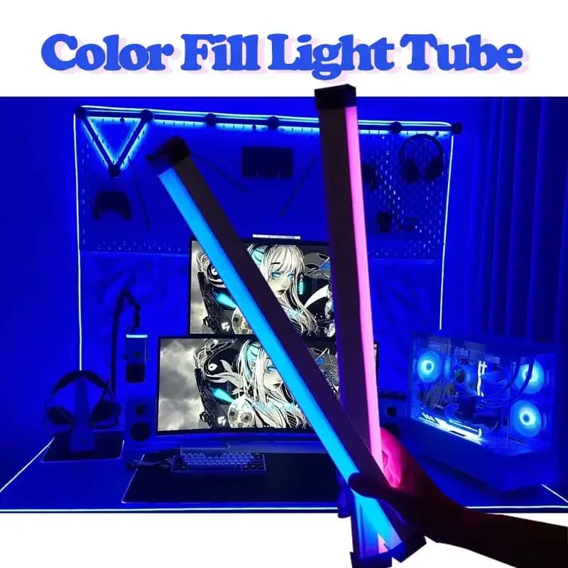 Tongkat Lampu Tabung USB RGB, 17cm atau 32cm