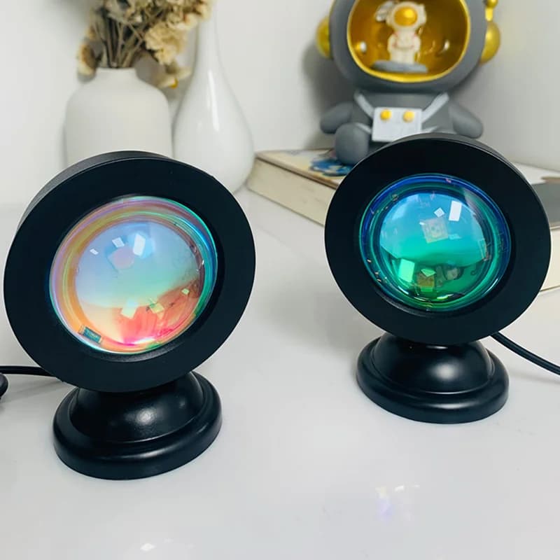 Lampu Projektor Sunset LED Mudah Alih Dikuasakan USB