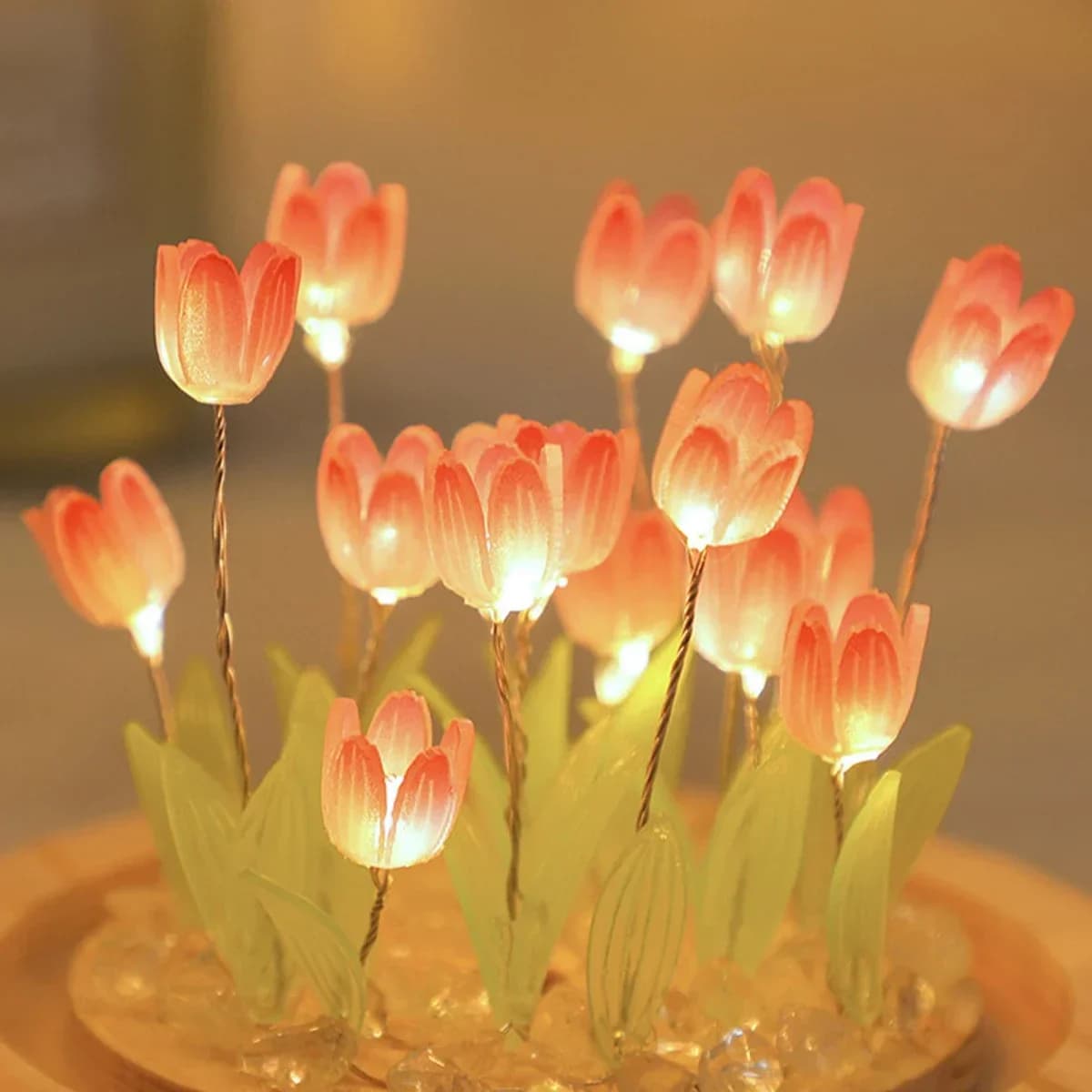 Kit DIY Lampu Malam LED Tulip Mini