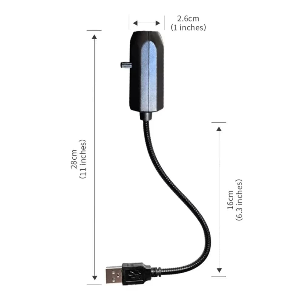 Lampu Malam Projektor Bintang USB Mini, 3 Warna
